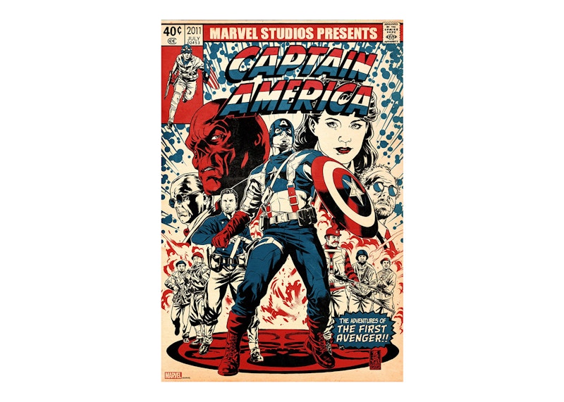 Mondo Captain America: The First Avenger Variant Poster Print (Edition of 170)