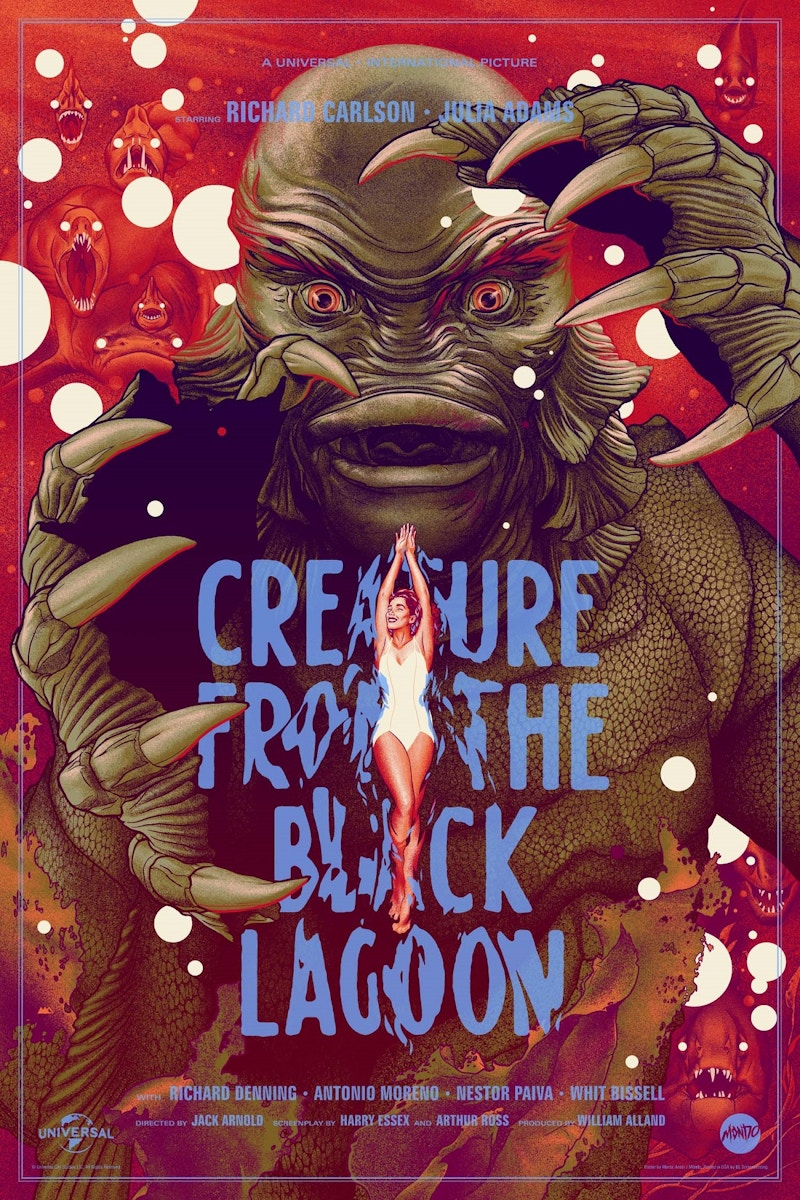 Mondo Creature From the Black Lagoon 2022 SDCC Exclusive Print (Edition of 300)