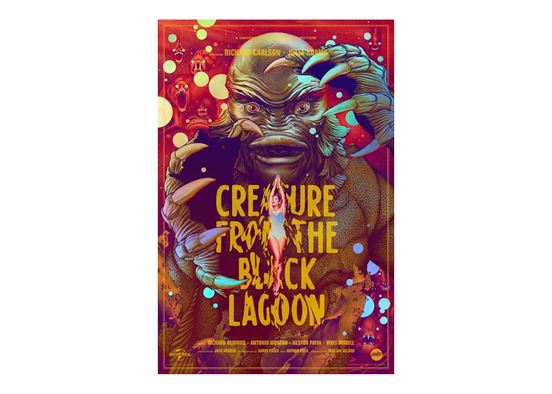Mondo Creature From the Black Lagoon Foil Print Variant 2022 SDCC Exclusive Print (Edition of 120)