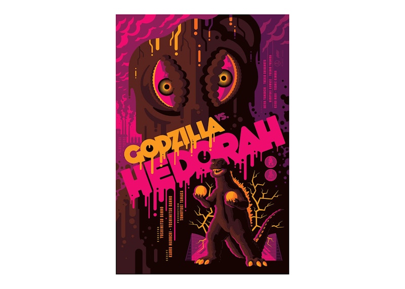 Mondo Godzilla vs. Hedorah Poster Print (Edition of 220)