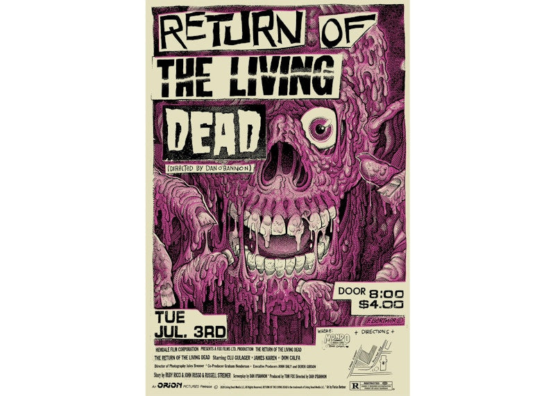 Mondo Return of the Living Dead Poster Print (Edition of 175)
