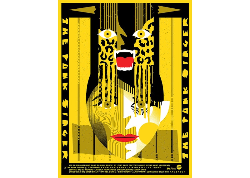 Mondo The Punk Singer Poster Print (Edition of 59) Shocking Yellow
