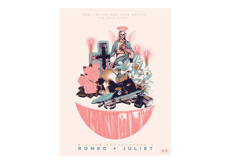 Mondo William Shakespeare's Romeo + Juliet Poster Print (Edition of 150)