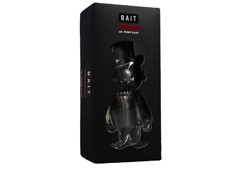 Monopoly x Switch x Bait Mr. Pennybags Vinyl Figure Silver