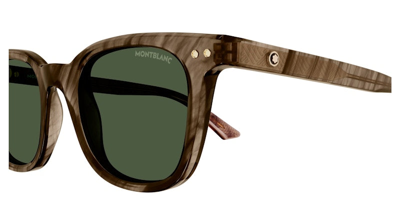Mont Blanc Square Sunglasses Brown-Green (MB0320S-003)