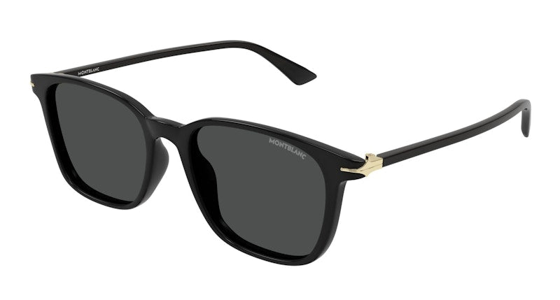 Mont blanc Square Sunglasses Black-Smoke (MB0338S-001)