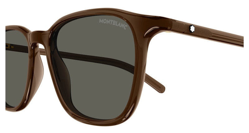 Mont blanc Square Sunglasses Brown-Grey (MB0325S-003)