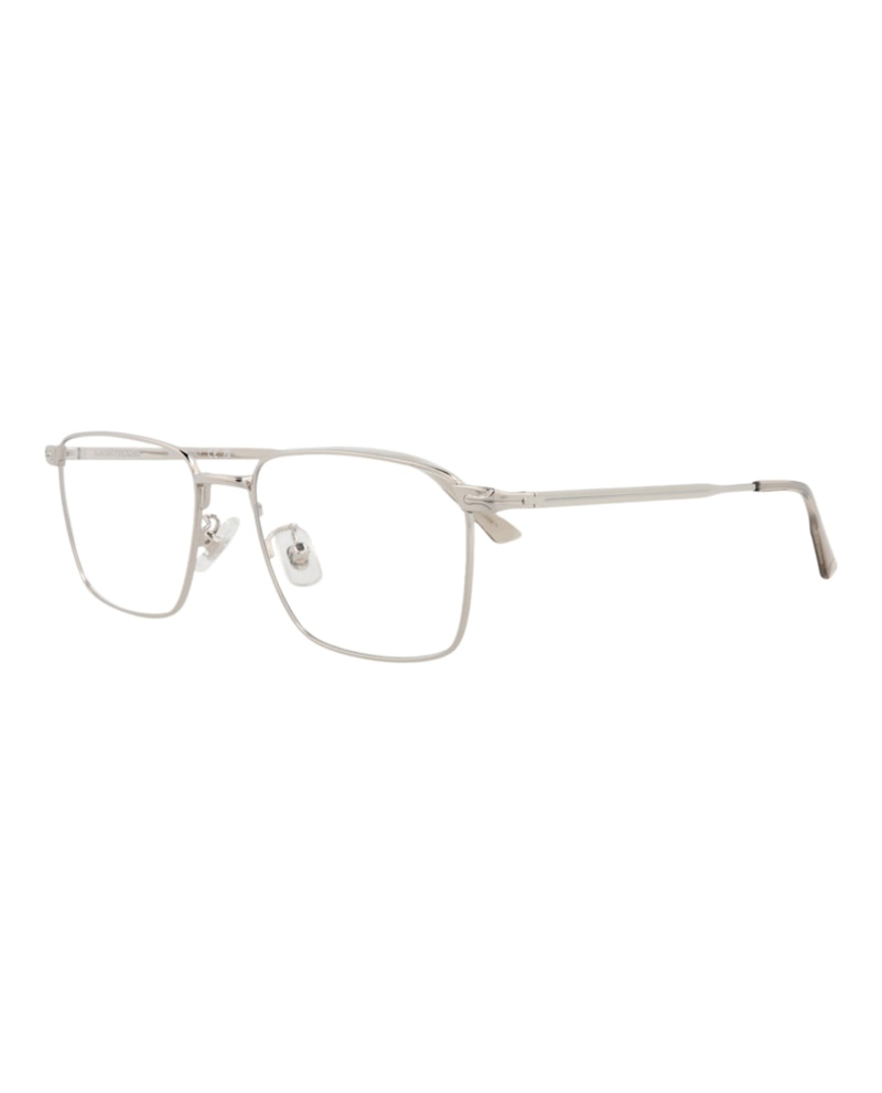 Mont Blanc Square-Frame Metal Optical Frames Silver Silver Transparent (MB0308O-30014594-003)