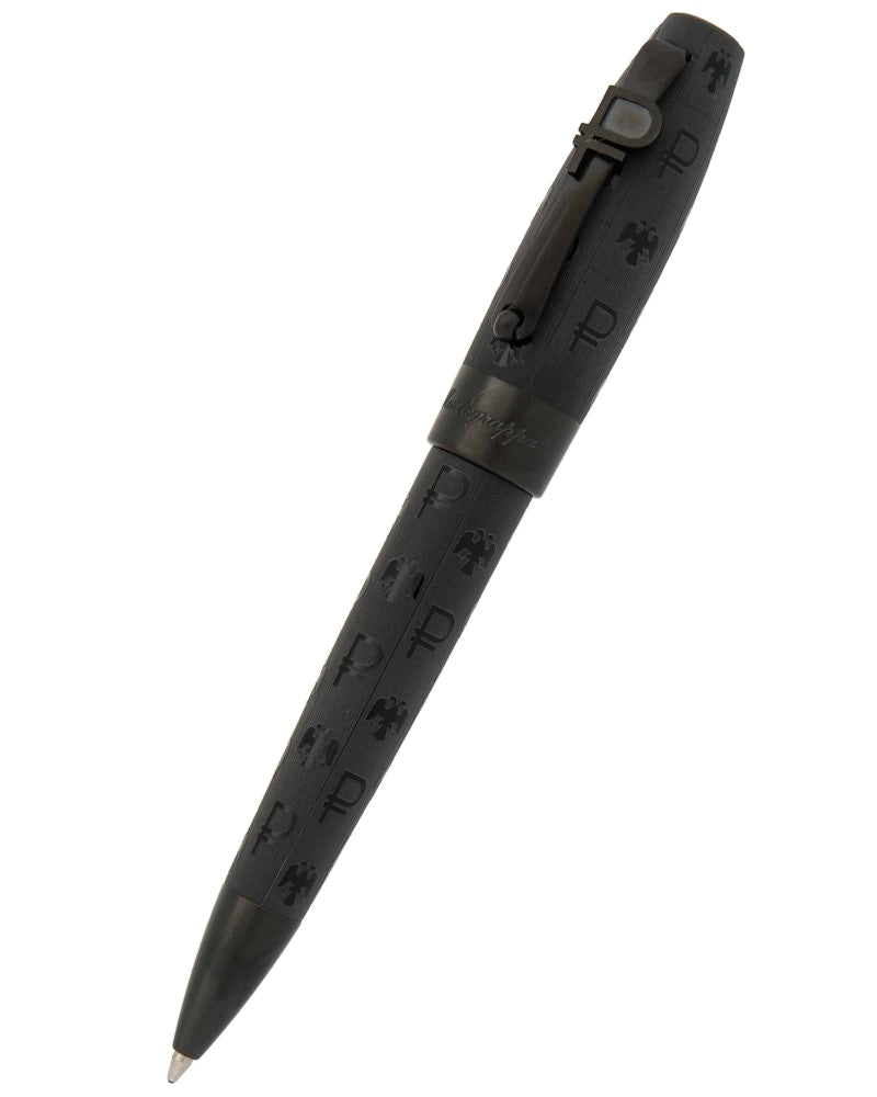 Montegrappa Fortuna Black Resin 5.375in Ballpoint ISFOPBLC