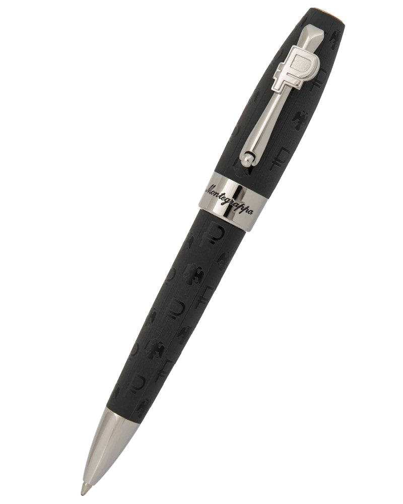 Montegrappa Fortuna Black Resin 5.375in Ballpoint ISFOPBPC
