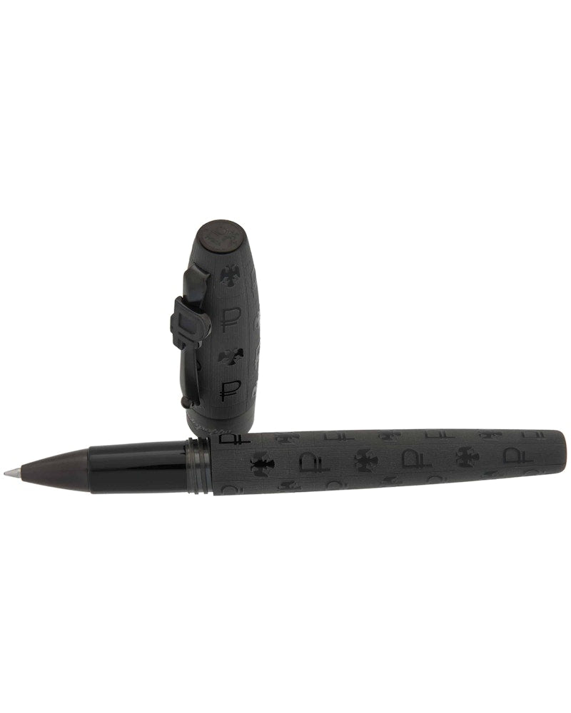 Montegrappa Fortuna Black Resin 5.5in Rollerball ISFOPRLC