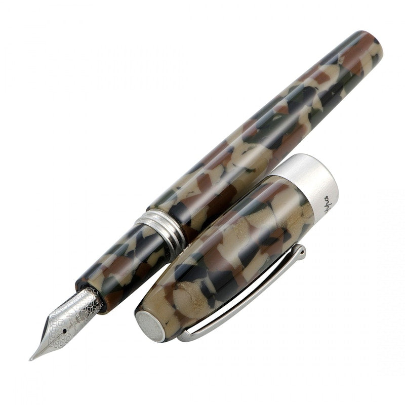 Montegrappa Fortuna Camouflage Resin 5.5in Fountain Fine ISFOR2CA