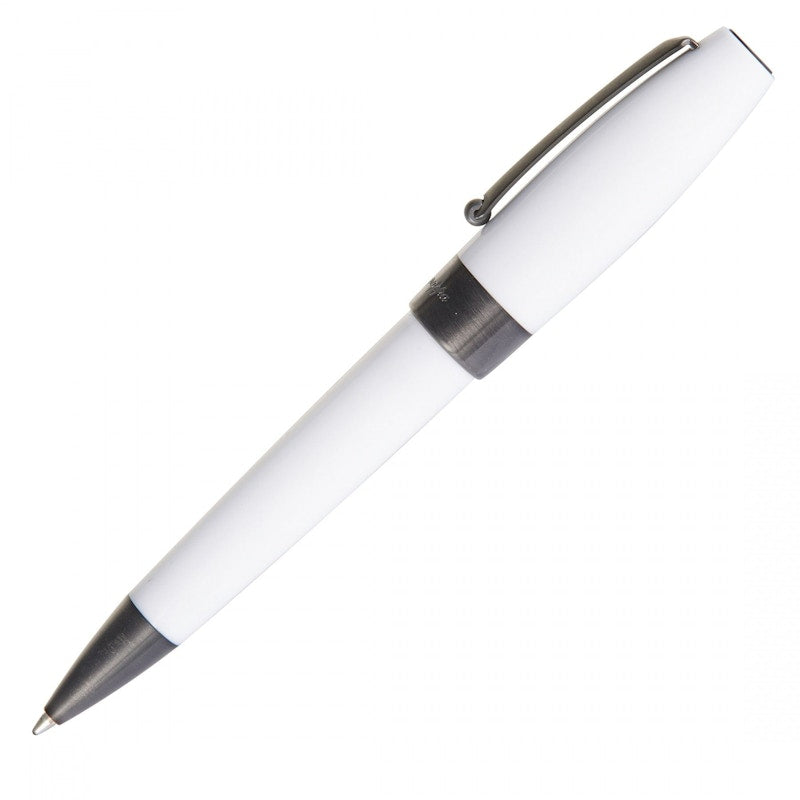 Montegrappa Fortuna White Resin 5.5in Ballpoint ISFORBLH
