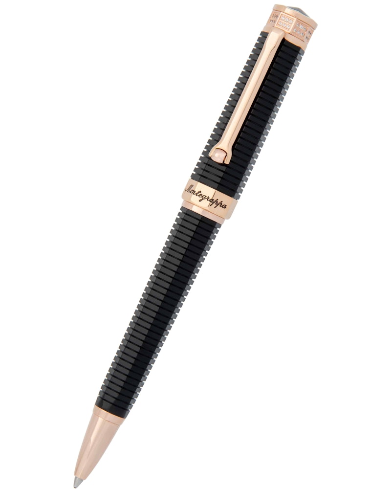 Montegrappa Nero Uno Black Resin 5.5in Ballpoint ISNRBBAC