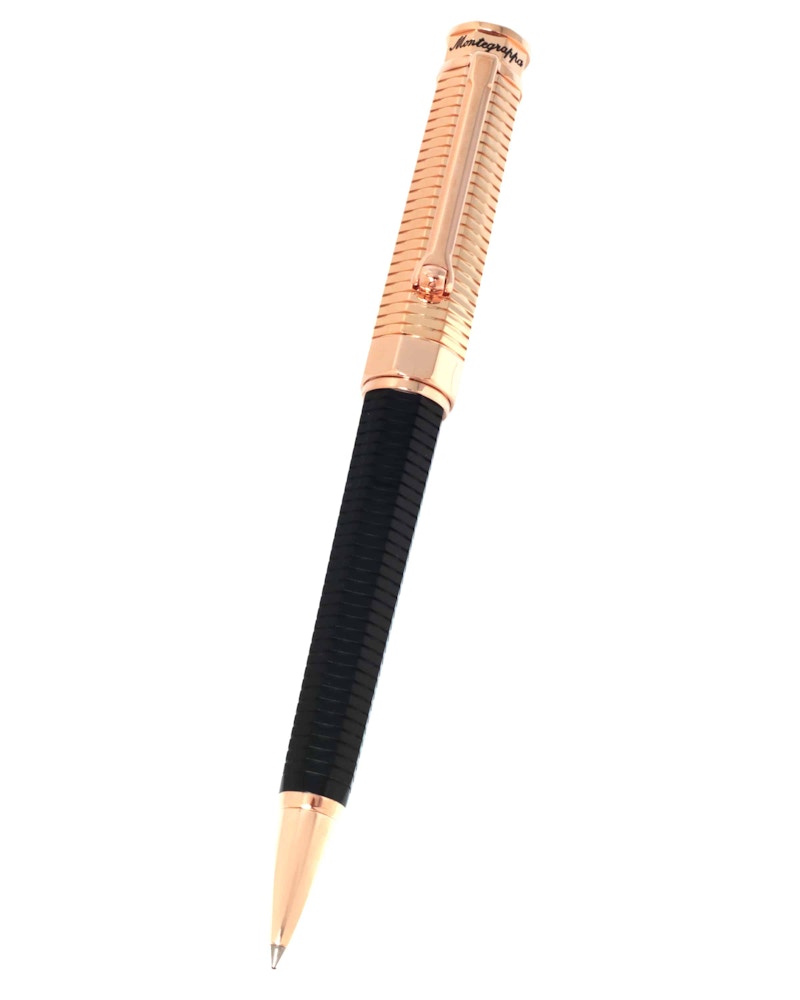Montegrappa Nero UnoBlack Resin 5.75in Ballpoint ISNRDBAC