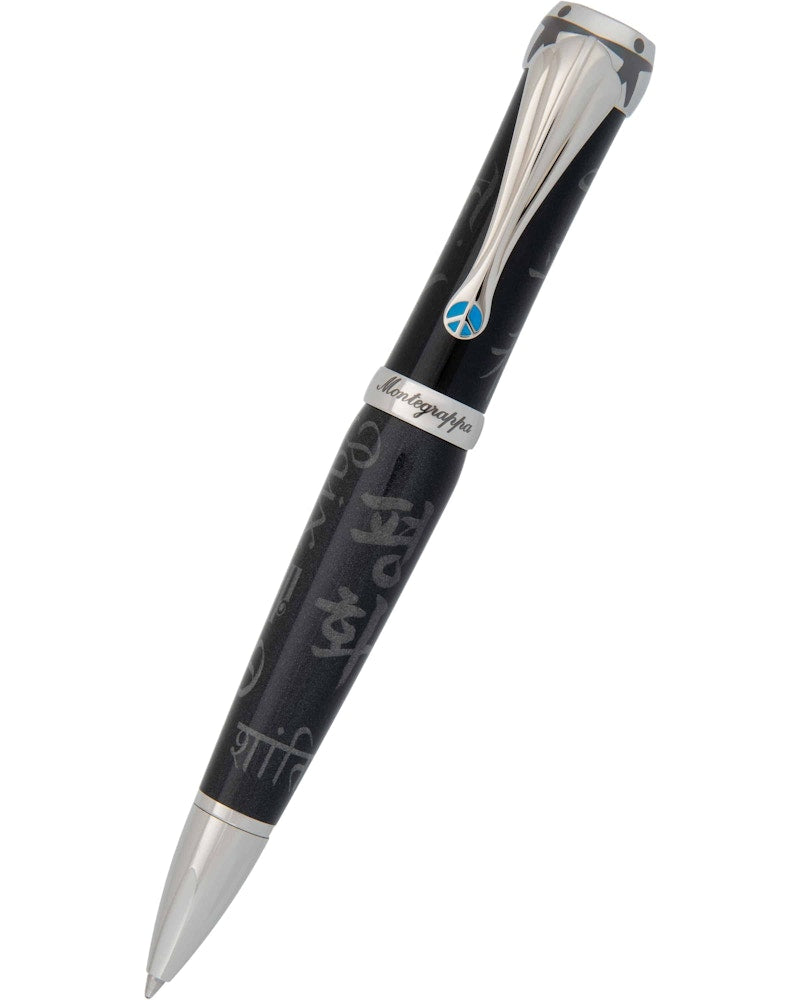 Montegrappa Pen of Peace Black Resin 5.5in Ballpoint ISDPIBIC