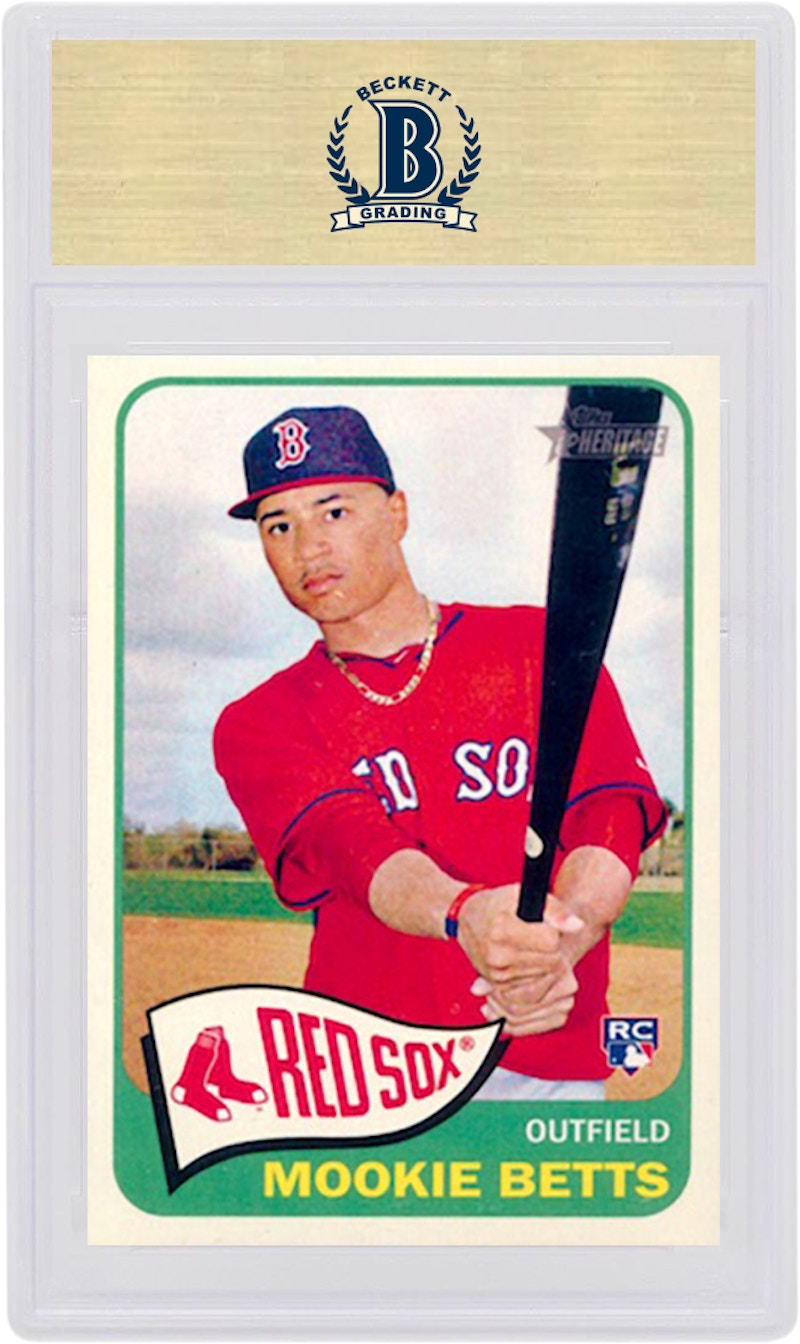 Mookie Betts 2014 Topps Heritage Rookie H558 (PSA or BGS Graded)