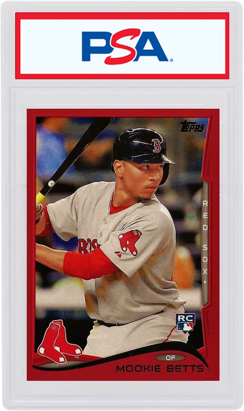 Mookie Betts 2014 Topps Update Rookie Red Target #US26 (PSA or BGS Graded)