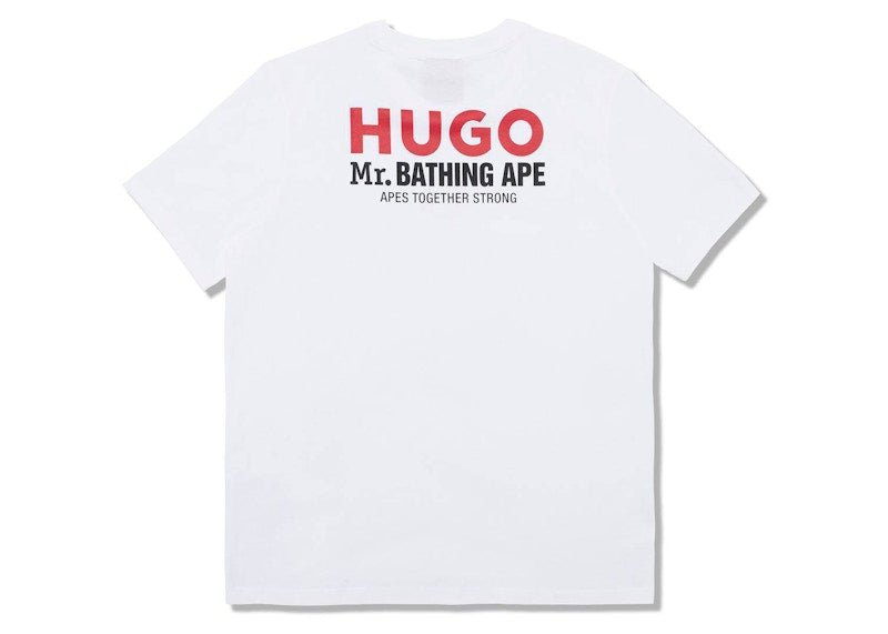 BAPE x Hugo Logo Tee White