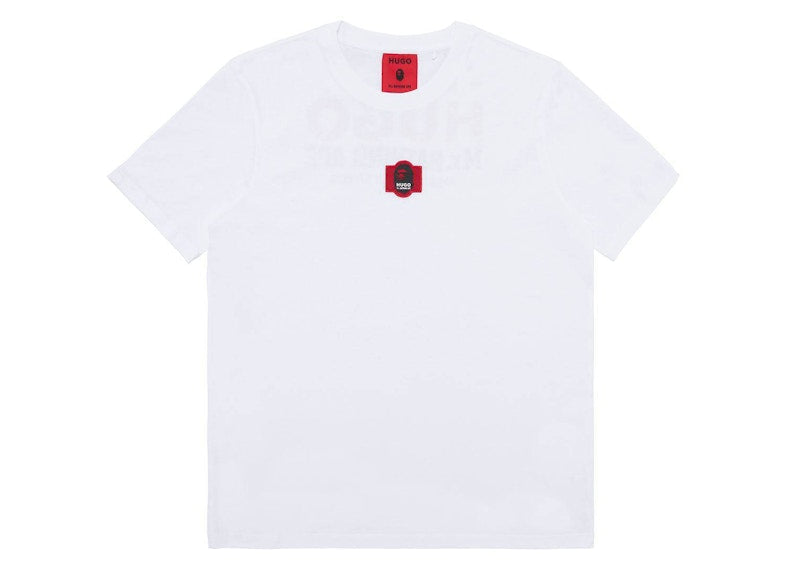 BAPE x Hugo Logo Tee White