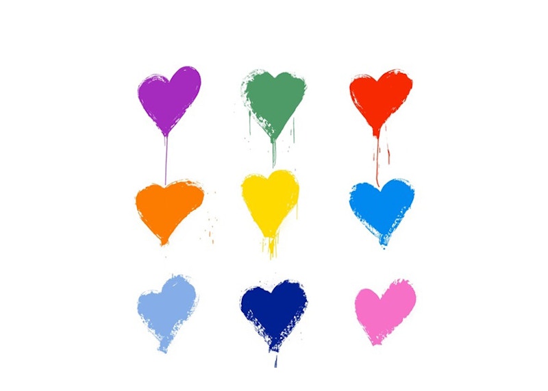 Mr. Brainwash All You Need Is He(art) Print Small (Signed, Edition of 75)