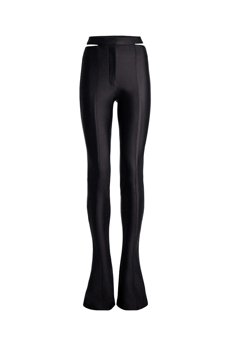 Mugler H&M Jersey Cut-Out Pants Black