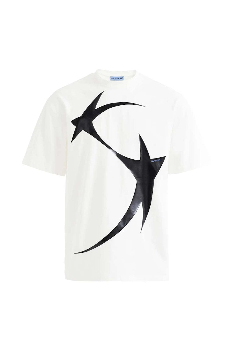 Mugler H&M Printed T-shirt (Mens) White