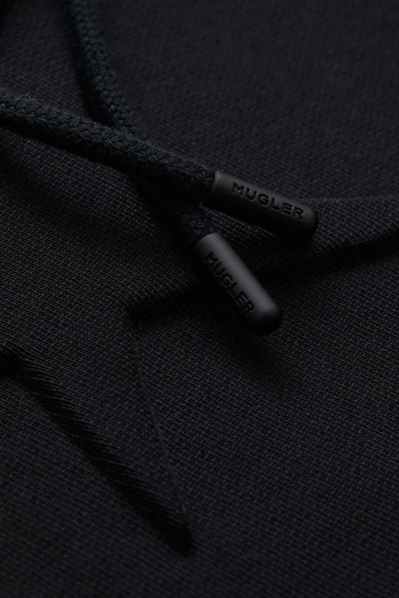 Mugler H&M Star-Motif Hoodie (Mens) Black