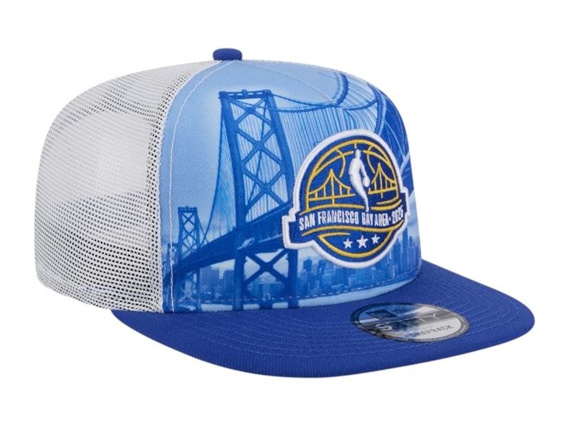 NBA 2025 All-Star Game New Era Scenic Golden Gate A-Frame 9Fifty Snapback Hat White