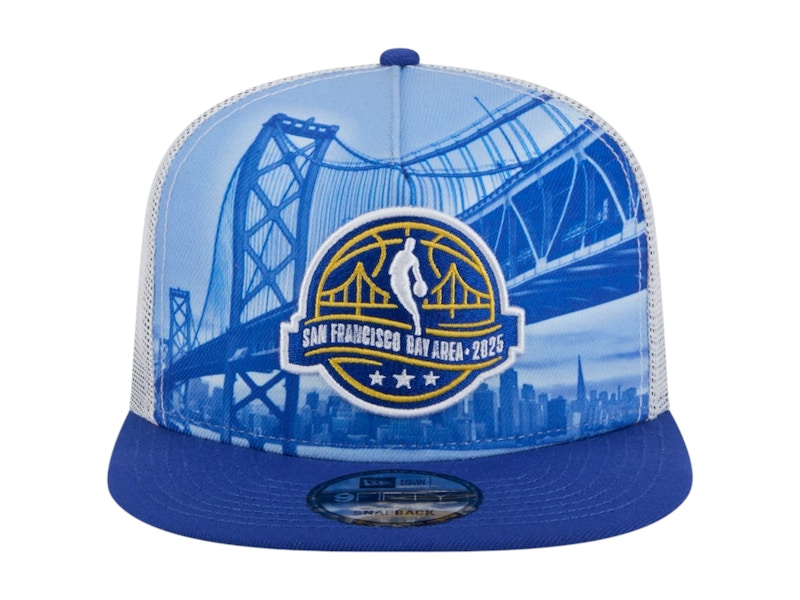 NBA 2025 All-Star Game New Era Scenic Golden Gate A-Frame 9Fifty Snapback Hat White