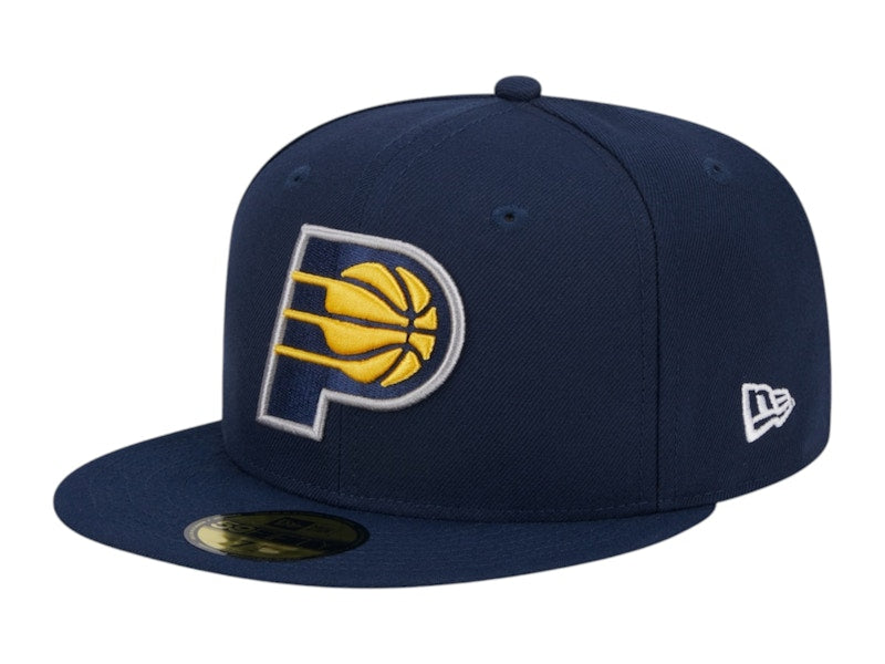NBA Indiana Pacers New Era Rally Drive Side Patch 59Fifty Fitted Hat Navy