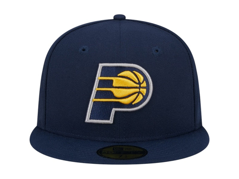 NBA Indiana Pacers New Era Rally Drive Side Patch 59Fifty Fitted Hat Navy