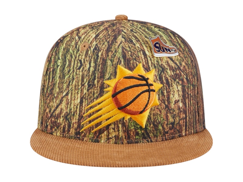 NBA Phoenix Suns New Era Camo Victory Grove Forest Sneaker Pin 9Fifty Snapback Hat Multicolor