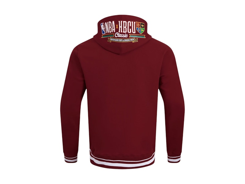 NBA Virginia Union University Pro Standard 2024 All-Star Game X HBCU Classic Chenille Fleece Pullover Hoodie Red