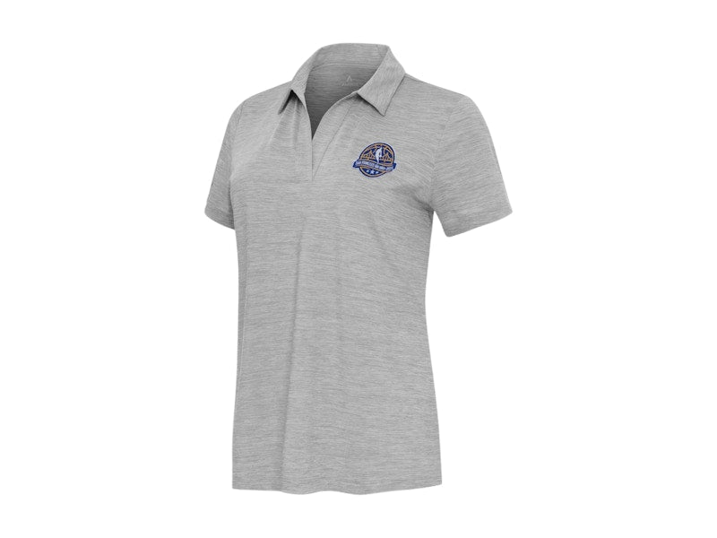 NBA Women's x Antigua Gray 2025 All-Star Game Layout V-Neck Polo Grey