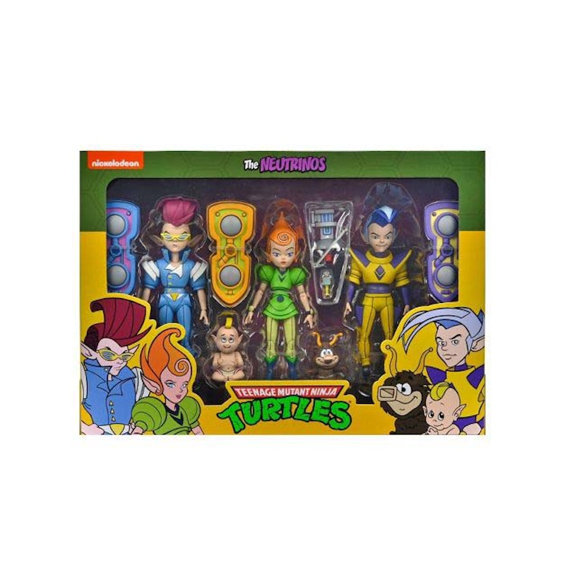 NECA Teenage Mutant Ninja Turtles (Cartoon) The Neutrinos Action Figure Set