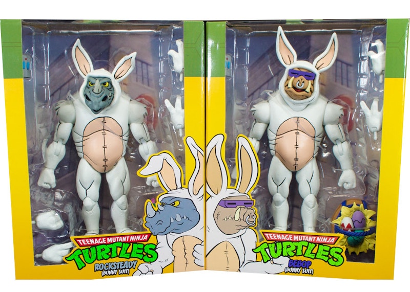 NECA Teenage Mutant Ninja Turtles Rocksteady and BeBop (Bunny Suit) Action Figure