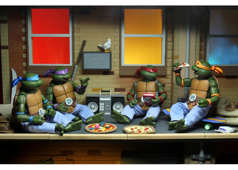 NECA Teenage Mutant Ninja Turtles - Turtles In Disguise Target Exclusive Action Figures 4 Pack