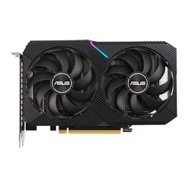 NVIDIA ASUS Dual Mini GeForce RTX 3060 Ti 8G OC LHR Graphics Card (DUAL-RTX3060TI-O8G-MINI-V2)