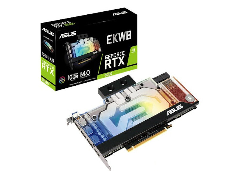 NVIDIA ASUS EKWB GeForce RTX 3080 10GB Graphics Card (RTX3080-10G-EK)