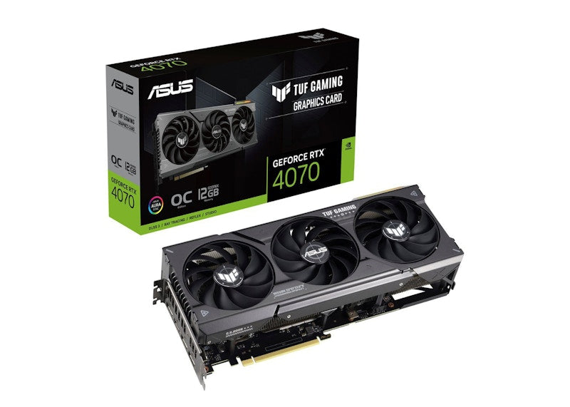NVIDIA ASUS GeForce RTX 4070 OC 12GB Graphics Card TUF-RTX4070-O12G-GAMING