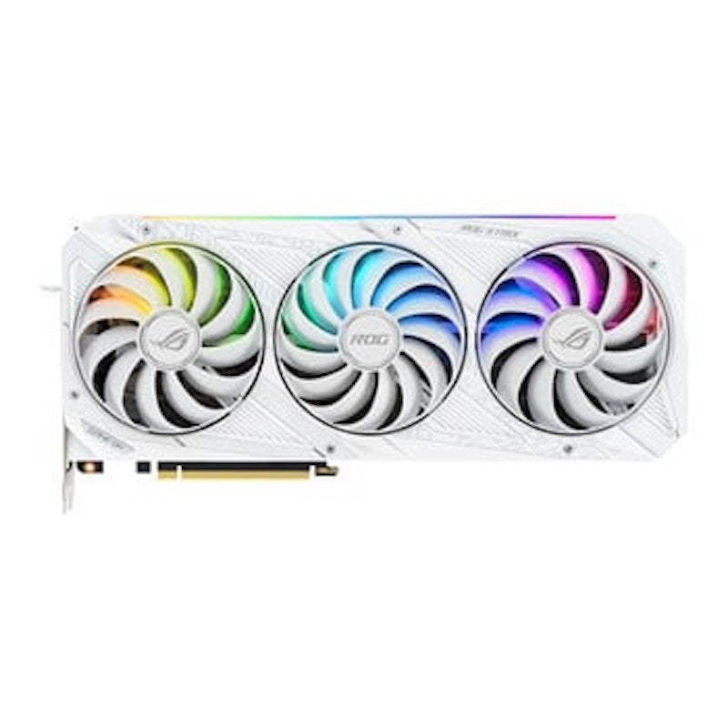 NVIDIA ASUS ROG STRIX GeForce RTX 3080 10G OC LHR Graphics Card (ROG-STRIX-RTX3080-O10G-WHITE-V2) White V2