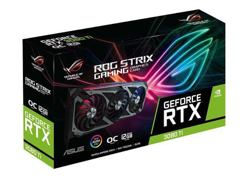 NVIDIA ASUS ROG Strix GeForce RTX 3080 Ti 12G OC Graphics Card (ROG-STRIX-RTX3080TI-O12G-GAMING)