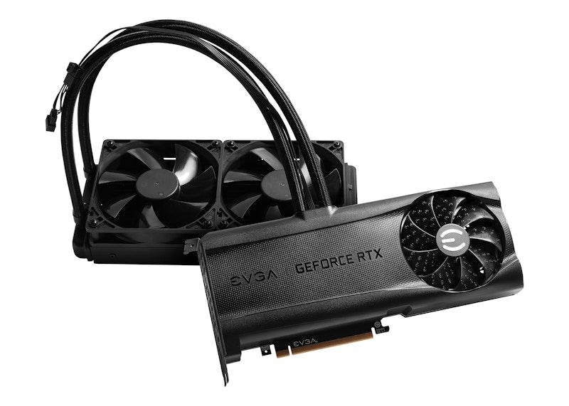 NVIDIA EVGA GeForce RTX 3080 XC3 ULTRA HYBRID GAMING 10G LHR Graphics Card (10G-P5-3888-KL)