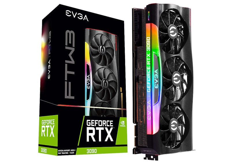 NVIDIA EVGA GeForce RTX 3090 FTW3 GAMING 24GB Graphics Card (24G-P5-3985-KR)