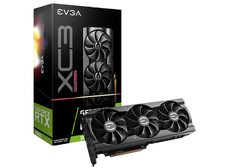 NVIDIA EVGA GeForce RTX 3090 XC3 ULTRA GAMING Graphics Card (24G-P5-3975-KR/KB)