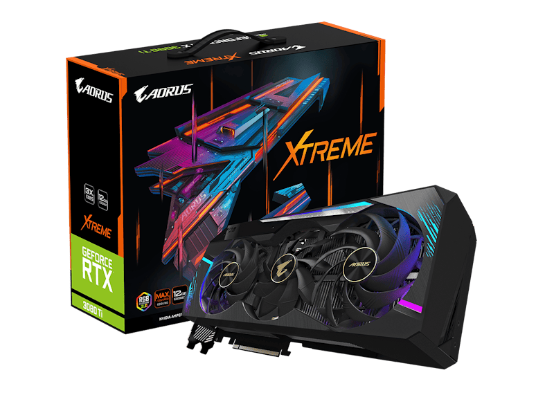 NVIDIA GIGABYTE AORUS GeForce RTX 3080 Ti XTREME 12G Graphics Card (GV-N308TAORUS X-12GD)