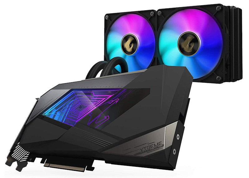 NVIDIA GIGABYTE AORUS GeForce RTX 3080 XTREME WATERFORCE 10G Graphics Card (GV-N3080AORUSX W-10GD)