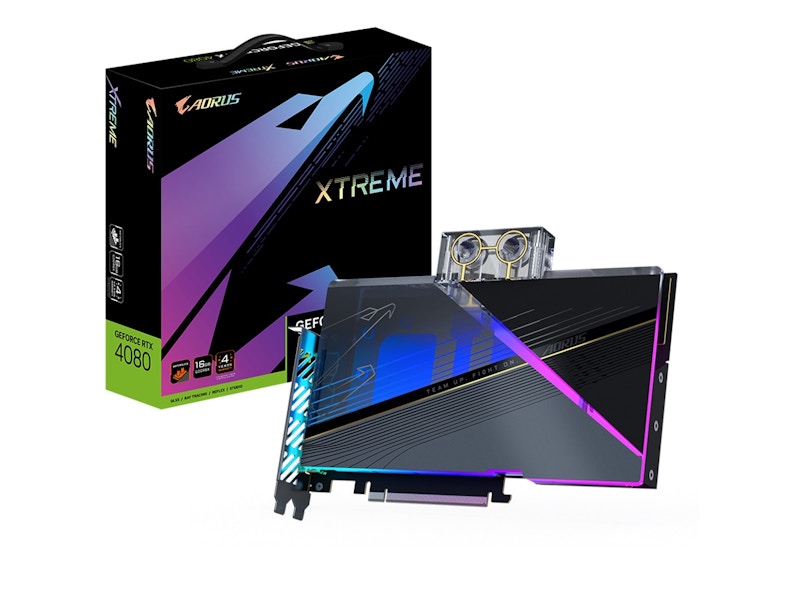 NVIDIA GIGABYTE AORUS GeForce RTX 4080 16GB Graphics Card GV-N4080AORUSX WB-16GD