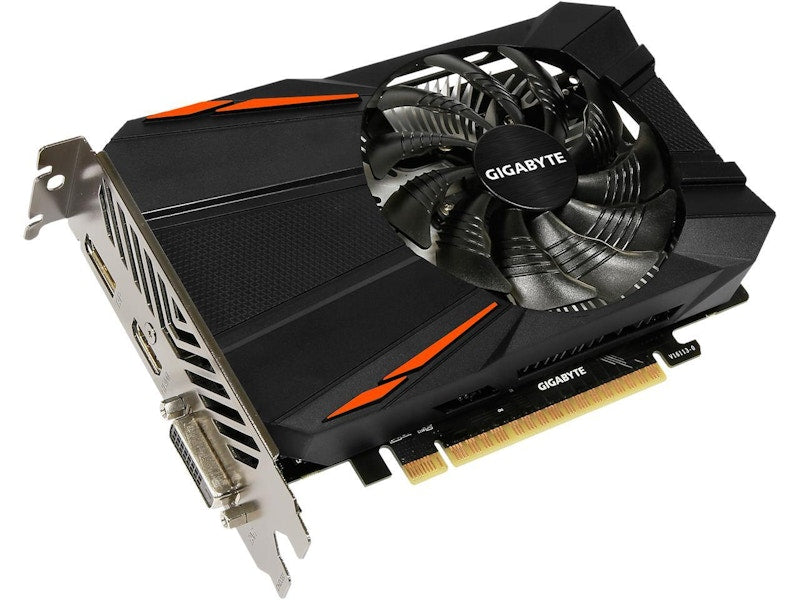 NVIDIA GIGABYTE GeForce GTX 1050 Ti D5 Single Fan Graphic Card (GV-N105TD5-4GD)